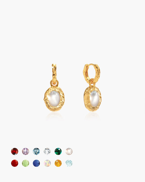 Birthstone Earrings en route jewellery