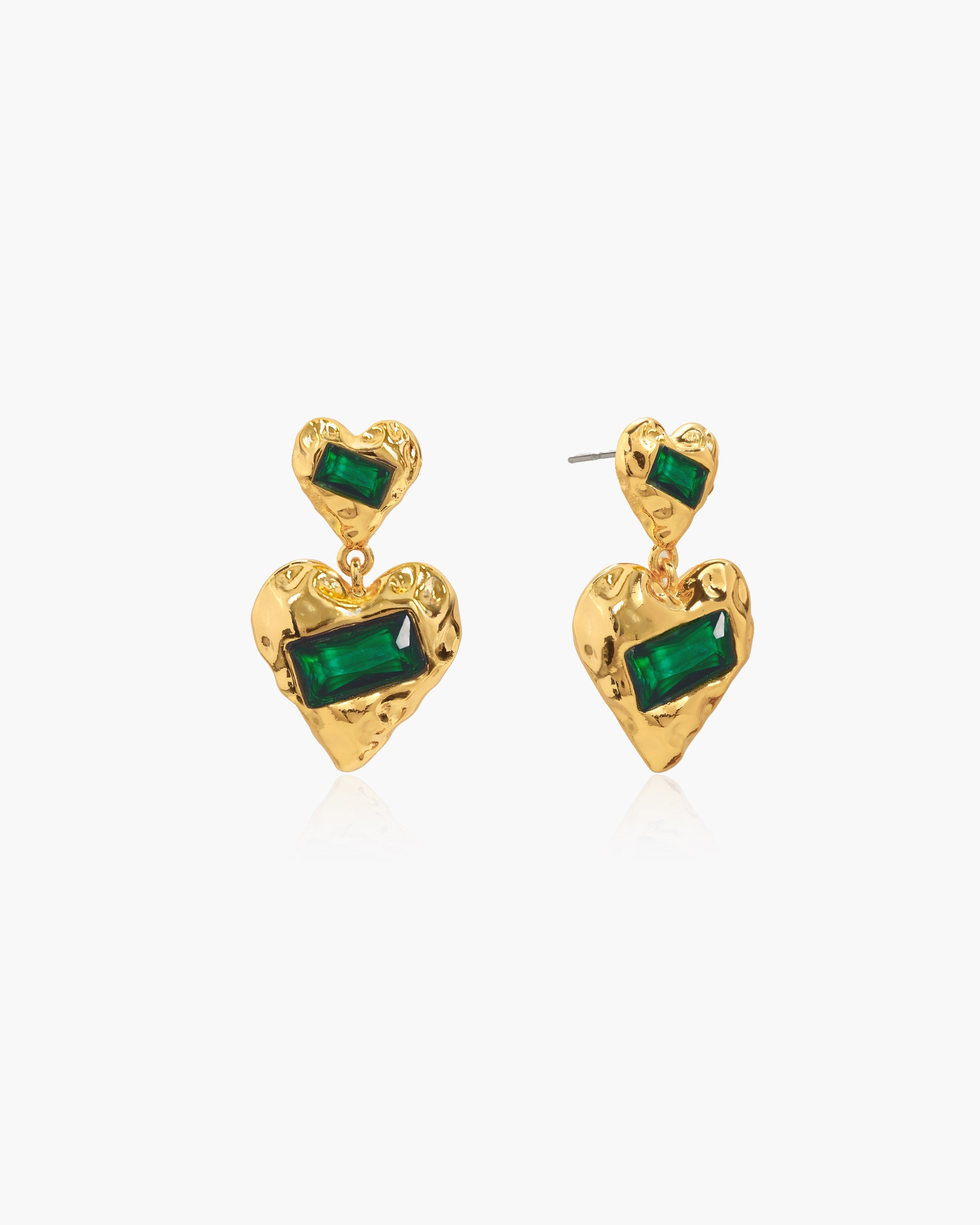 Forever Heart Earrings en route jewellery