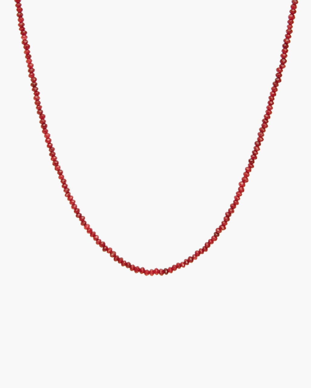 Mini Carnelian Beaded Necklace