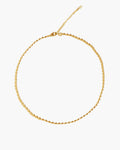Mini Metal Beads Necklace in Gold