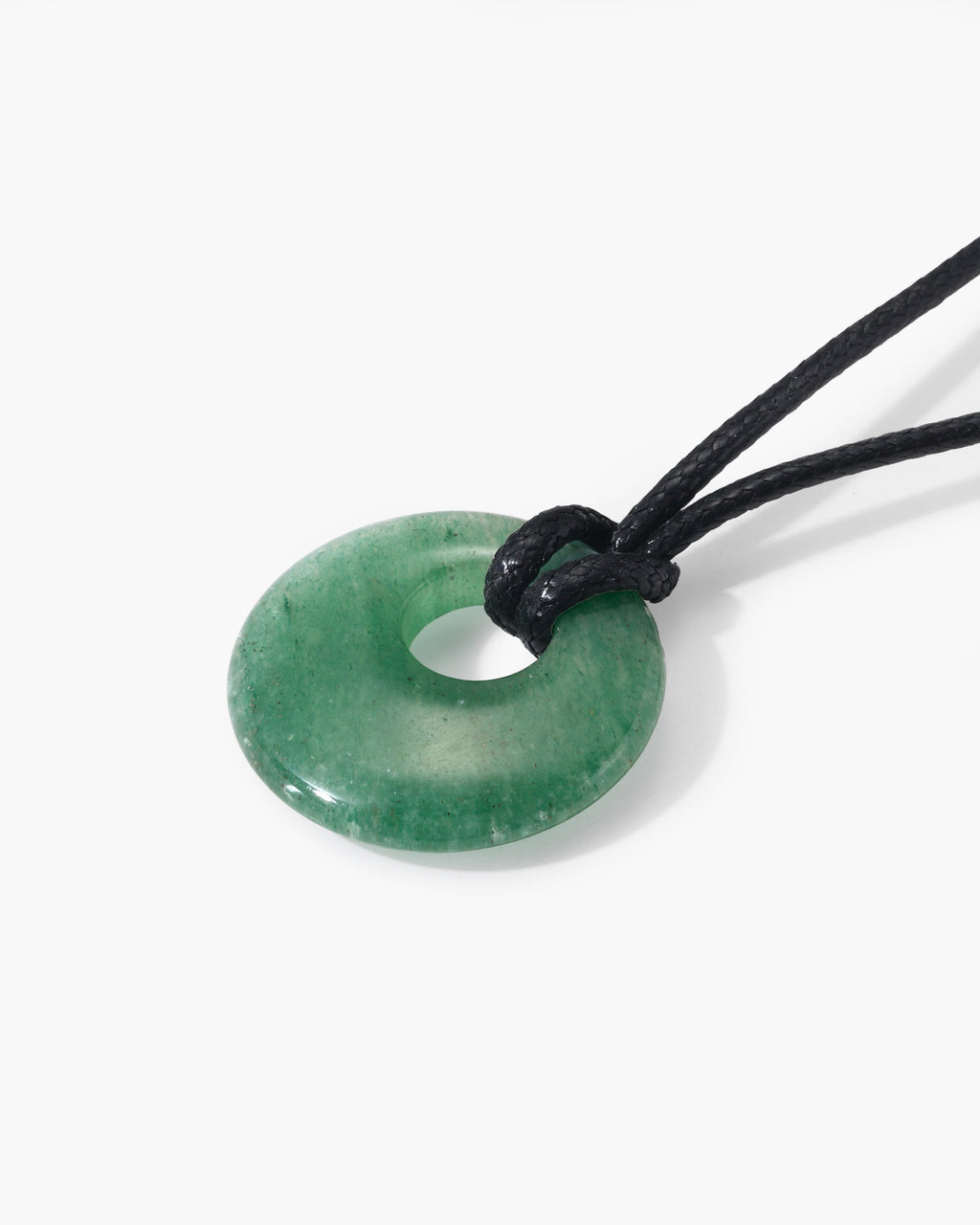 Green Aventurine Cord Necklace en route jewellery
