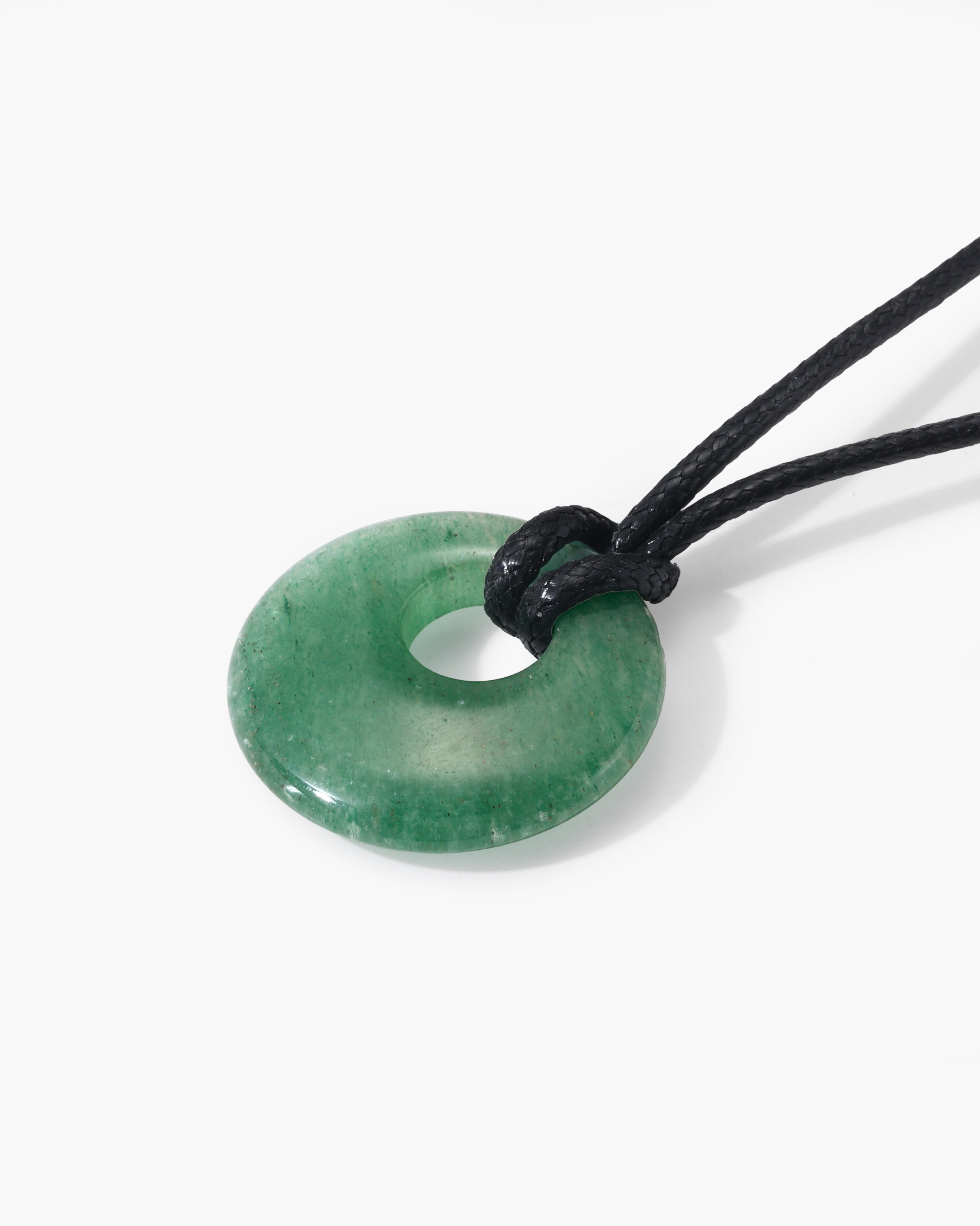 Green Aventurine Cord Necklace en route jewellery