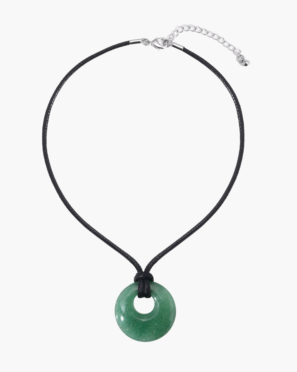 Green Aventurine Cord Necklace en route jewellery