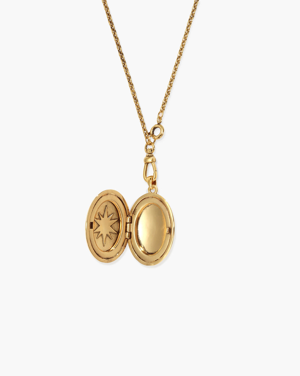 Clara Openable Locket Clasp Chain Necklace en route jewellery