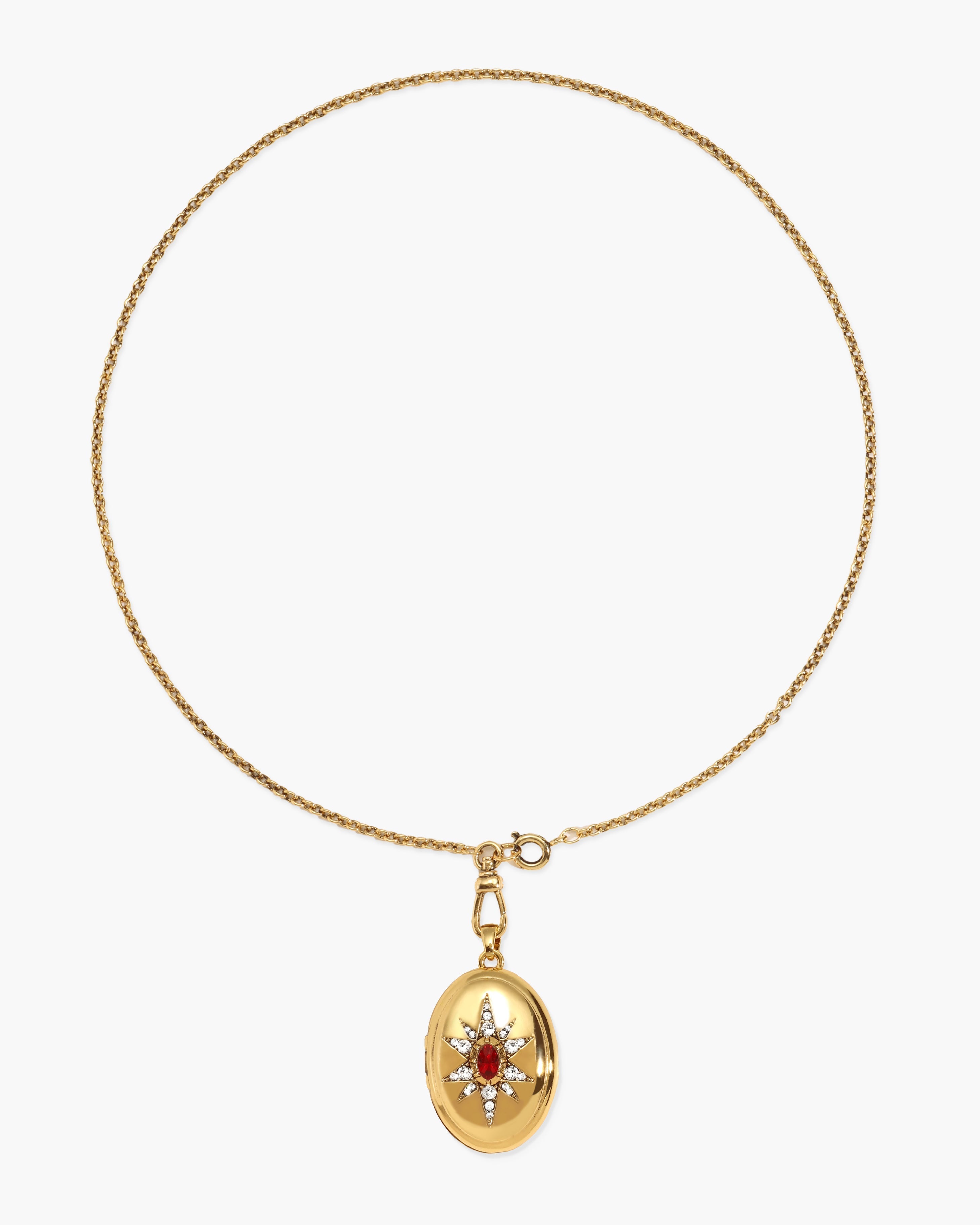Clara Openable Locket Clasp Chain Necklace en route jewellery