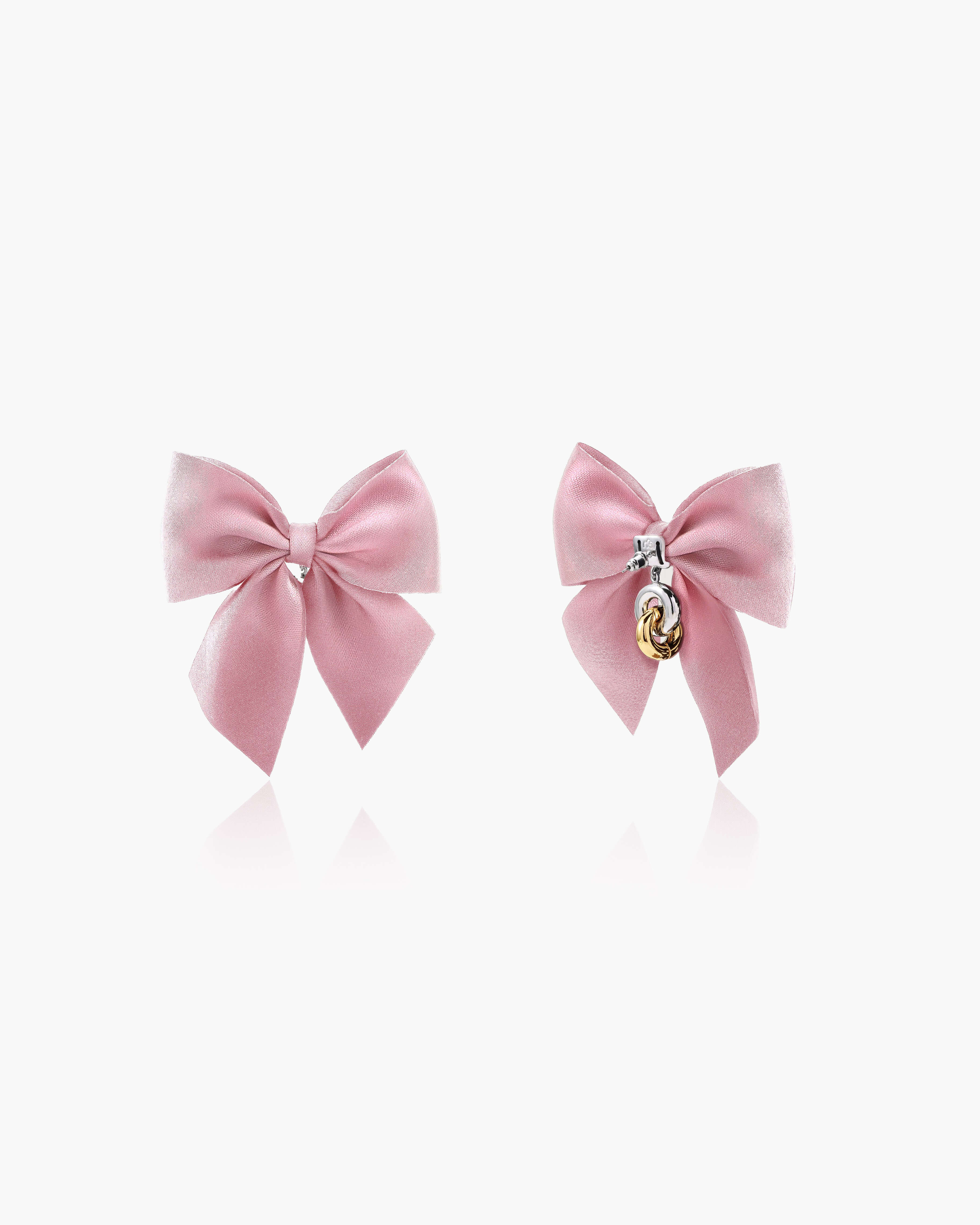Black Bow Earrings