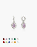 Birthstone Earrings in Silver en route jewellery