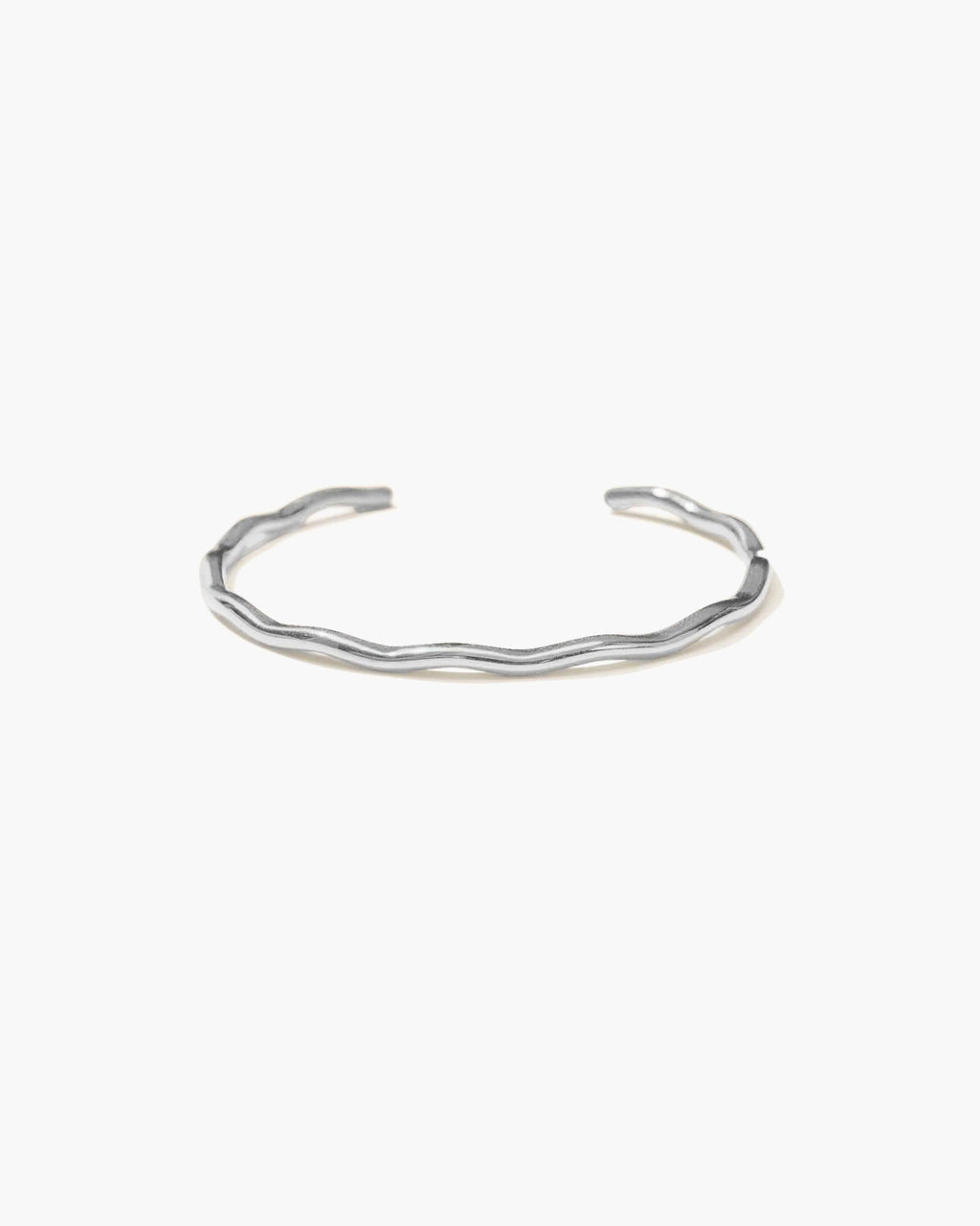 Silver Wave Bangle