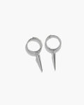 Spike Earrings in Silver