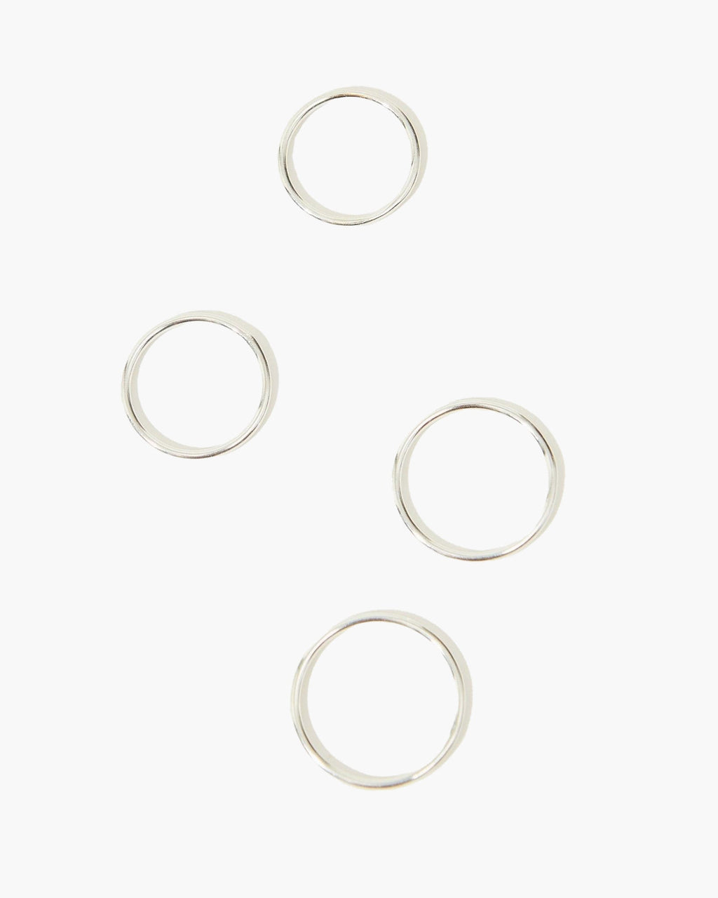 Thin Stacker Ring in Silver