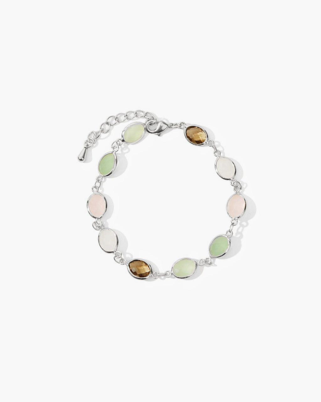 Whimsical Romance Stone Bracelet in Silver en route jewellery