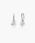 Georgian Detachable Hoop Earrings in Silver en route jewellery
